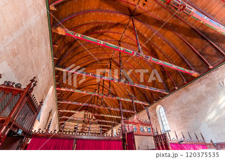 Hospices de Beaune, Burgundy, France,interiors 120375535