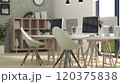 コンパクトでカジュアルなオフィス 120375838