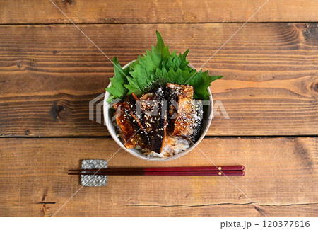 秋刀魚のかば焼き丼 秋刀魚のかば焼き丼 120377816
