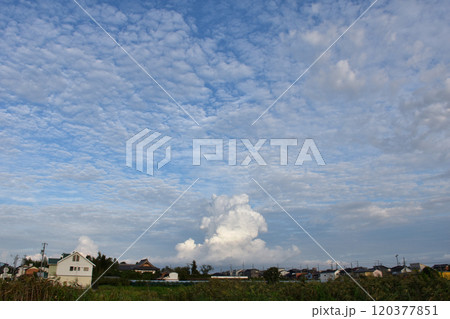 青空と白い雲 青空と白い雲 120377851