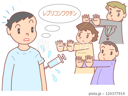 医療問題のイラスト - レプリコンワクチン・新型コロナワクチン・次世代mRNAワクチン・接種拒否・製 医療問題のイラスト - レプリコンワクチン・新型コロナワクチン・次世代mRNAワクチン・接種拒否・製 120377914