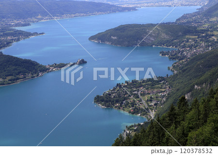 lake of Annecy, savoie, alps, france lake of Annecy, savoie, alps, france 120378532