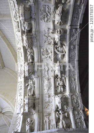 Fontevraud abbey, Saumur, Loire valley, France 120378857