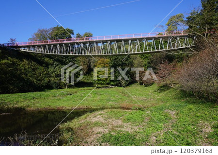 上路式吊床版橋(歩道橋) 上路式吊床版橋(歩道橋) 120379168