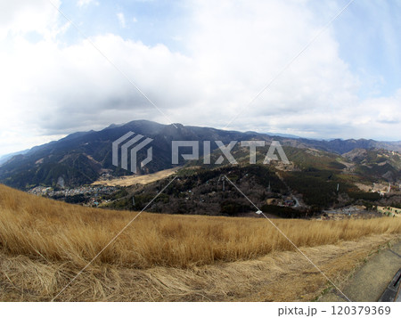 山の見える景色 山の見える景色 120379369