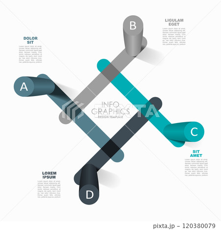 Infographic design template with place for your data. Vector illustration. Infographic design template with place for your data. Vector illustration. 120380079