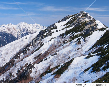 早春の北アルプス・燕岳 早春の北アルプス・燕岳 120380884