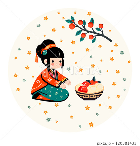 Girl Child Asian Chinese Japanese Culture Food 120381433