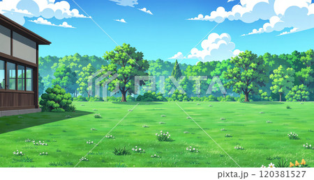 穏やかな邸宅の朝 穏やかな邸宅の朝 120381527