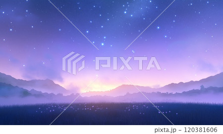 夜明けの星が流れる 120381606