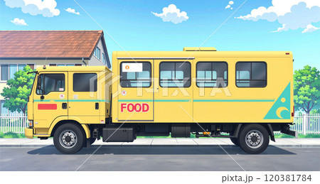 黄色い希望の移動販売 120381784
