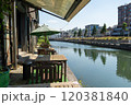 北海道小樽市の小樽倉庫と運河 120381840