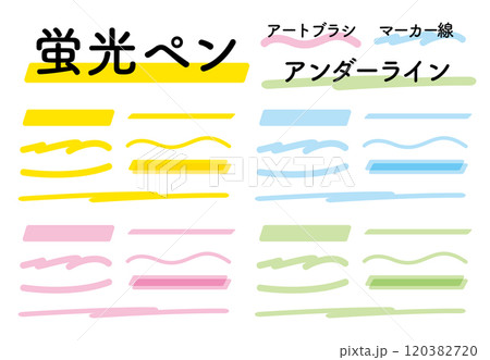 蛍光ペーンのブラシセット 120382720