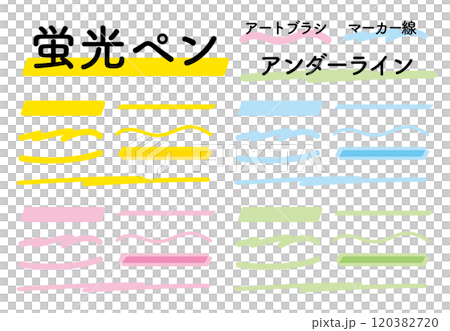 蛍光ペーンのブラシセット 120382720