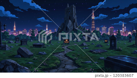 忘れ去られた都心の墓地 忘れ去られた都心の墓地 120383607
