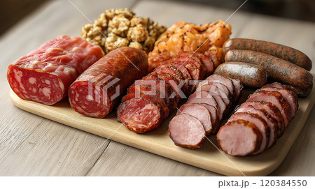 ハムの盛り合わせ 120384550