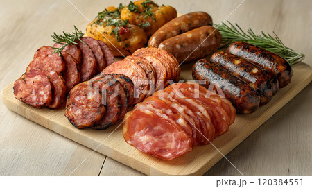 ハムの盛り合わせ ハムの盛り合わせ 120384551