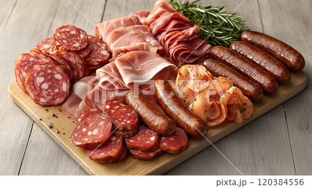 ハムの盛り合わせ 120384556