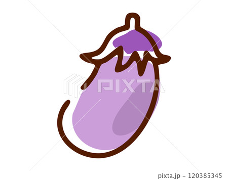 なす_手描き 120385345