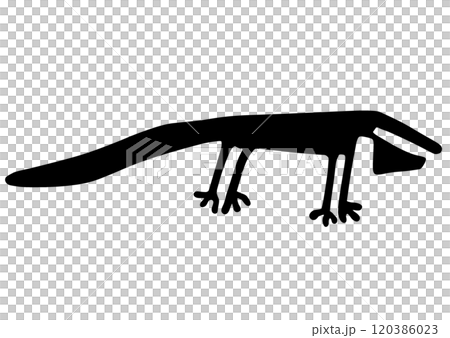 納斯卡線條鬣蜥 納斯卡線條鬣蜥 120386023
