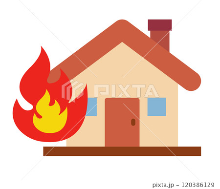 火事のアイコン 火事のアイコン 120386129