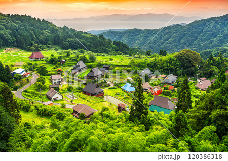 Kamiseya, Kyoto Prefecture, Japan Rural Scenery 120386318