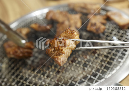 Korean bbq food. Marinated pork ribs Korean bbq food. Marinated pork ribs 120388812