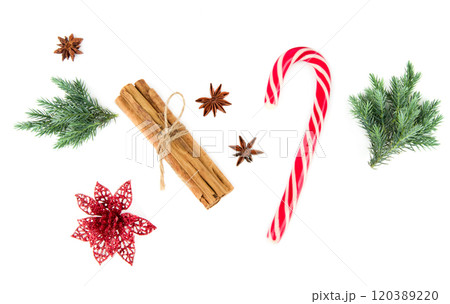 Christmas decoration isolated on a white. Christmas decoration isolated on a white. 120389220