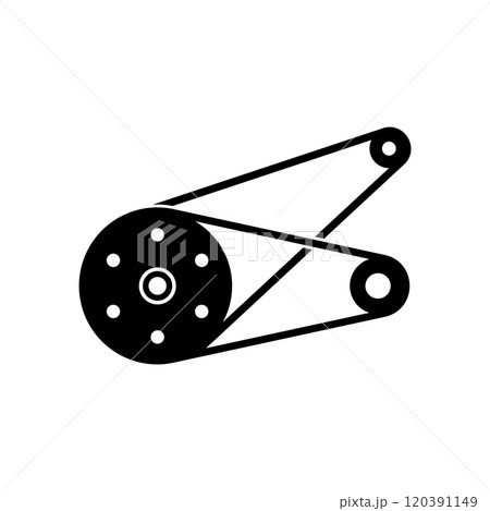 Engine Belt Icon Engine Belt Icon 120391149