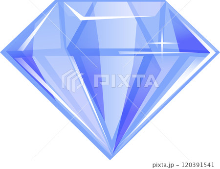 ダイヤモンドのベクターイラスト素材 ダイヤモンドのベクターイラスト素材 120391541