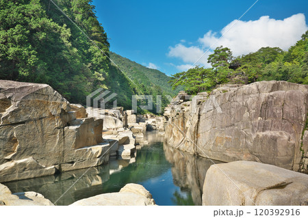 【寝覚の床】 長野県木曽郡上松町上松 120392916