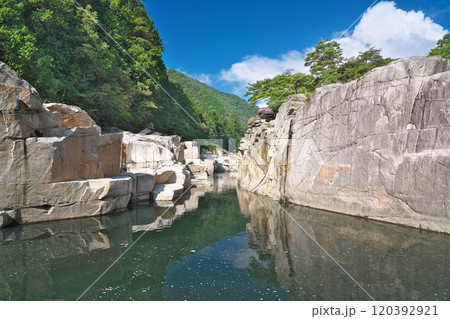【寝覚の床】 長野県木曽郡上松町上松 120392921