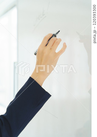 プロジェクトリーダーに抜擢されたキャリウーマン 120393300