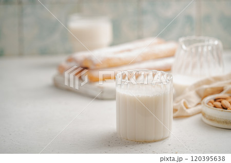 Horchata Refreshing cold drink from Valencia Horchata Refreshing cold drink from Valencia 120395638