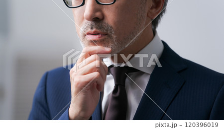 眼鏡をかけたビジネスマン 120396019