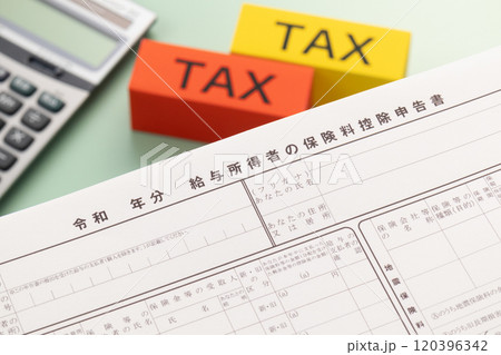 給与所得者の保険料控除申告書　年末調整 120396342