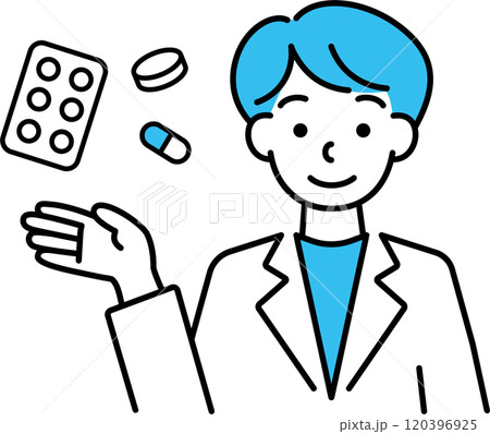 薬剤師さんのイラスト 120396925