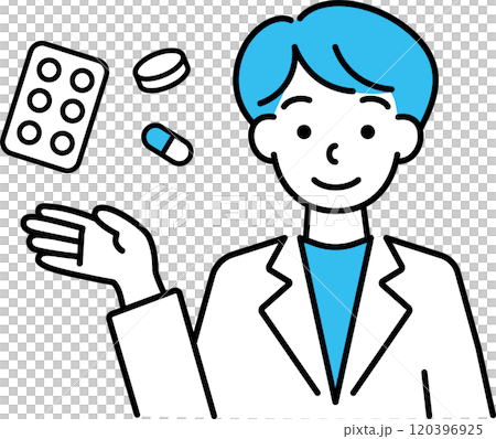 薬剤師さんのイラスト 120396925