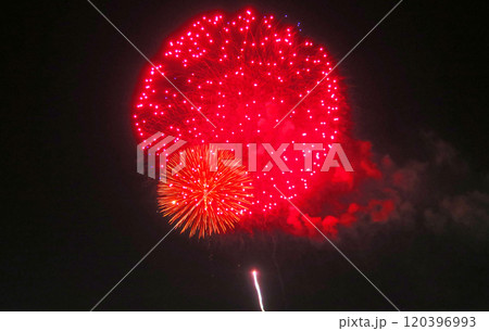 2024年の戸田橋花火大会といたばし花火大会の合同花火大会の風景 120396993