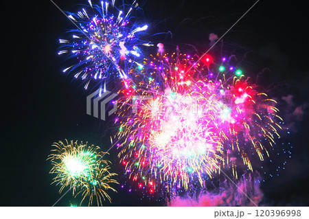 2024年の戸田橋花火大会といたばし花火大会の合同花火大会の風景 2024年の戸田橋花火大会といたばし花火大会の合同花火大会の風景 120396998