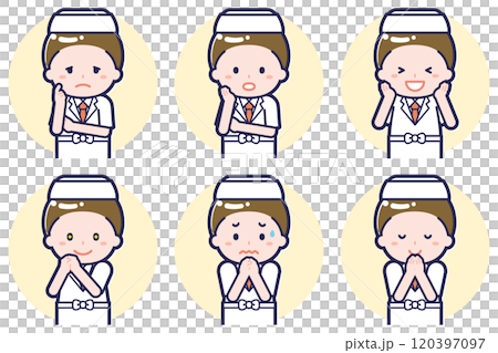 Chef male pose set_04 120397097