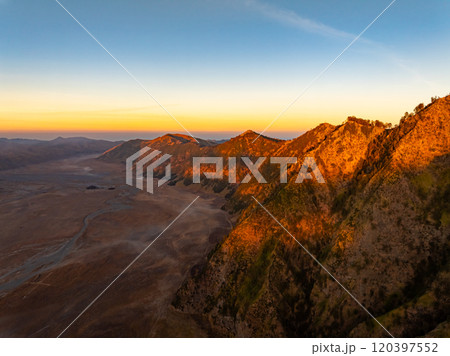 Amazing nature landscape view at East Java, Indonesia. Natural landscape background 120397552