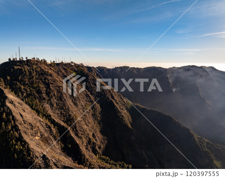 Amazing nature landscape view at East Java, Indonesia. Natural landscape background 120397555