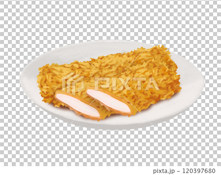 Fried squid (with plate) Fried squid (with plate) 120397680