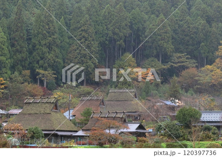 京都府南丹市　美山かやぶきの里 120397736