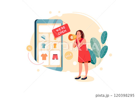 Open an Online Store Open an Online Store 120398295