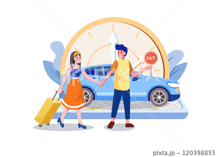 Taxi online 24 hours a day. People using online ordering taxi car sharing mobile application concept Taxi online 24 hours a day. People using online ordering taxi car sharing mobile application concept 120398855