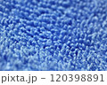 close up blue textile textured background 120398891