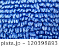 close up blue textile textured background 120398893