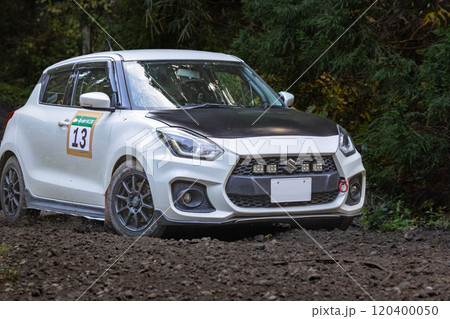 利府ラリー公道ラリーグラベルSSのタイムアタック 120400050